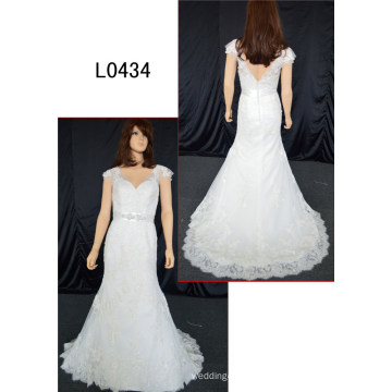 Full-Length Backless Wedding Dress Mermaid